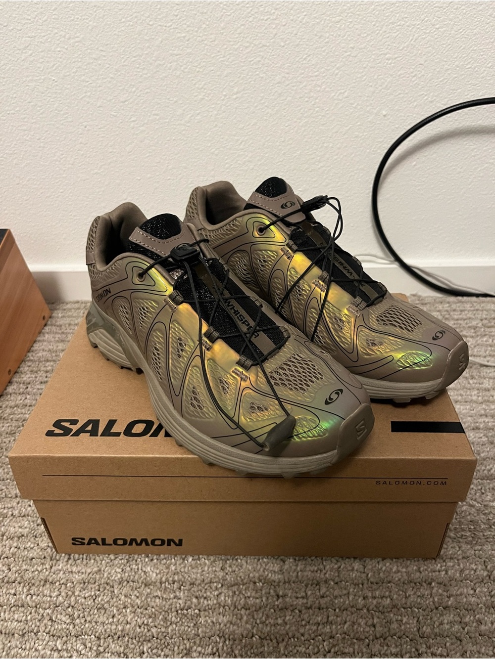 Salomon XT-Whisper Void Sneakers in Walnut